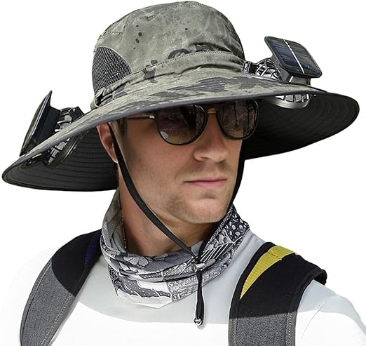 ☀️Solair™ Sombrero con ventilación Solar Inteligente🌪️ - RECARGABLE🔋