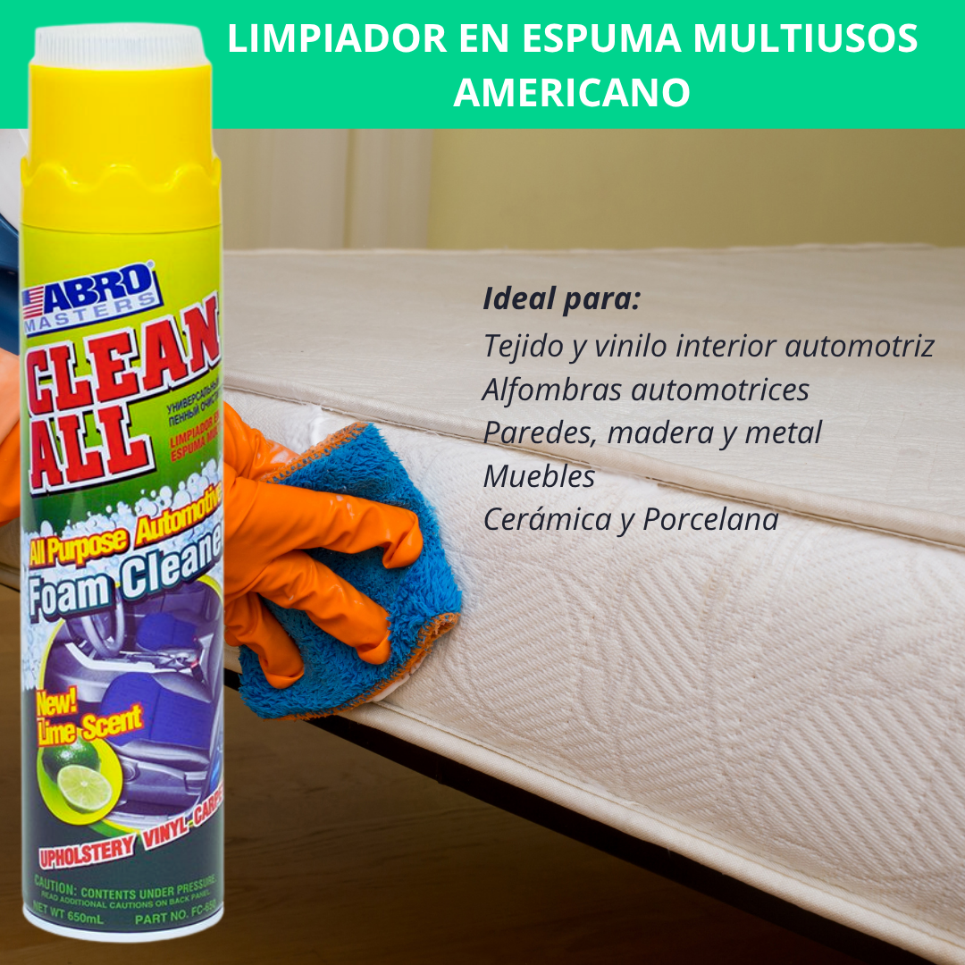 LIMPIADOR EN ESPUMA MULTIUSOS - AMERICANO