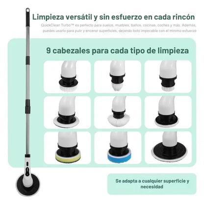 💫CEPILLO DE LIMPIEZA 9 en 1 PREMIUM 🎁Limpiador Multiusos + Guantes🎁