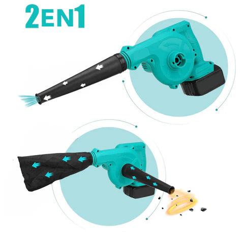 🌪️Sopladora y aspiradora Inalambrica - 2 en 1💫