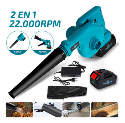 🌪️Sopladora y aspiradora Inalambrica - 2 en 1💫