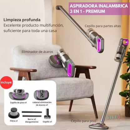 ASPIRADORA INALAMBRICA 3 EN 1 - PREMIUM💫