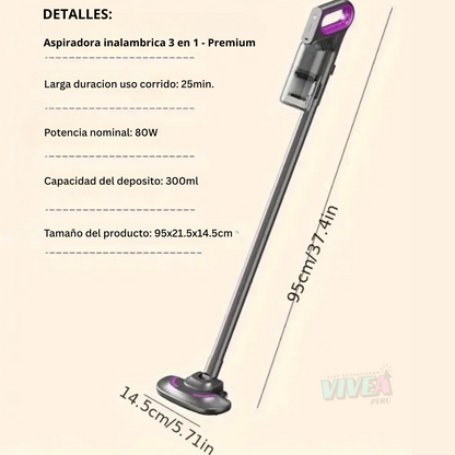 ASPIRADORA INALAMBRICA 3 EN 1 - PREMIUM💫