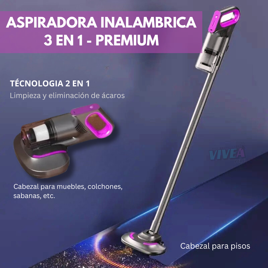 ASPIRADORA INALAMBRICA 3 EN 1 - PREMIUM💫