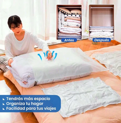 BOLSAS MAGICAS REDUCTORAS + BOMBA ELECTRICA