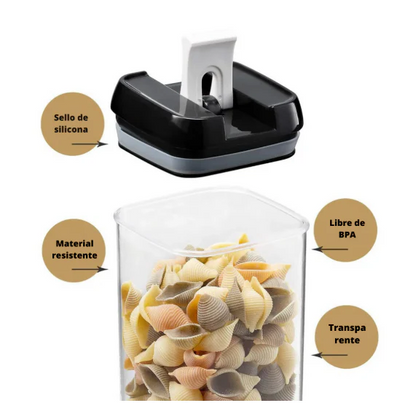 KIT FRASCOS HERMETICOS / 7 piezas